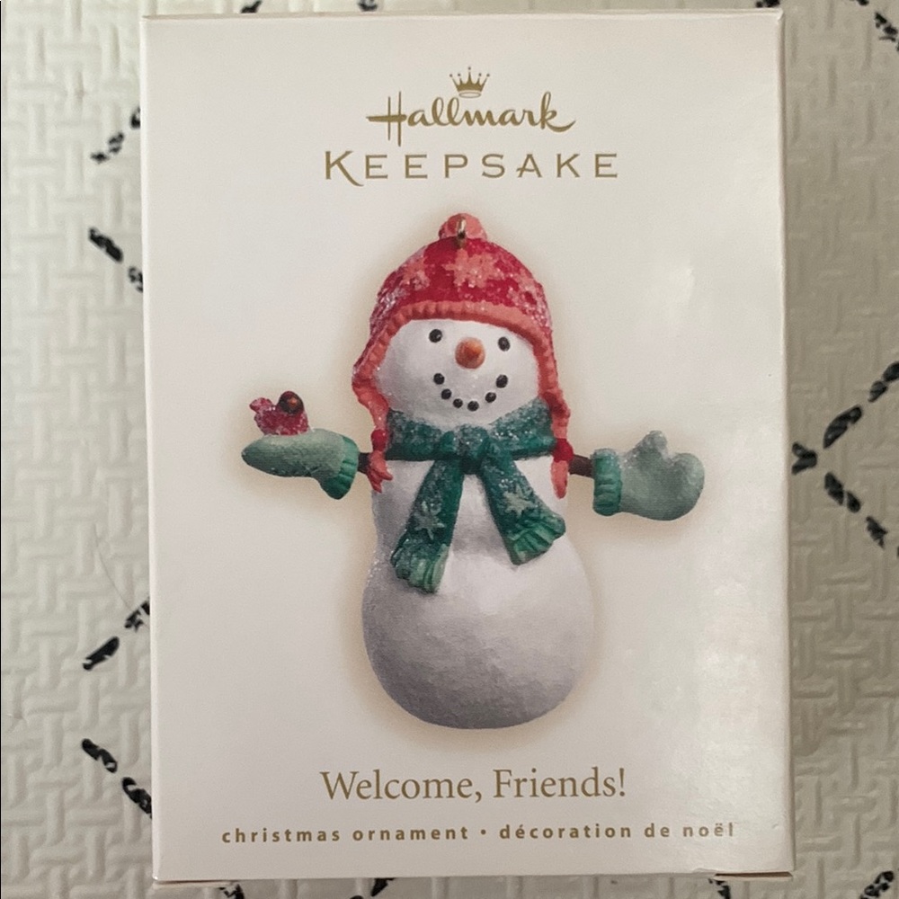 NWT Hallmark Keepsake Welcome, Friends! 2007 Ornament